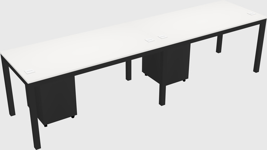 Rectangular desk