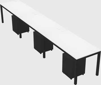 Rectangular desk