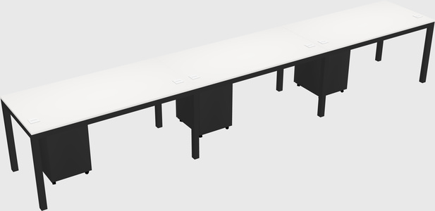 Rectangular desk