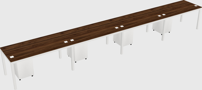 Rectangular desk