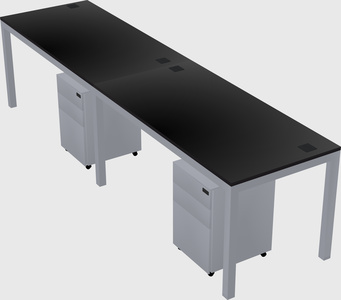 Rectangular desk