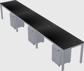 Rectangular desk