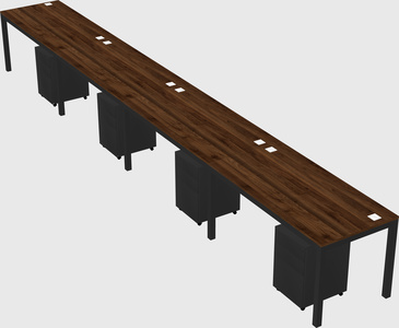 Rectangular desk