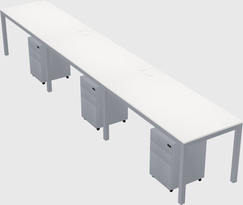 Rectangular desk