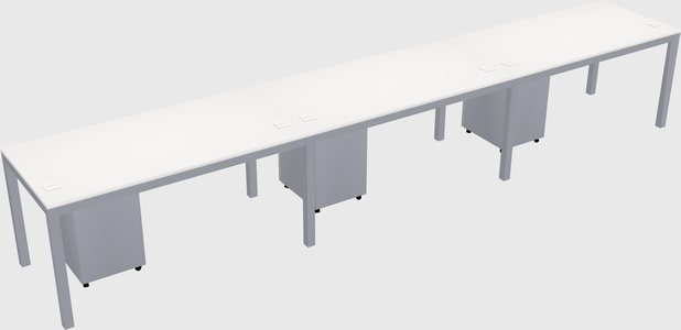 Rectangular desk