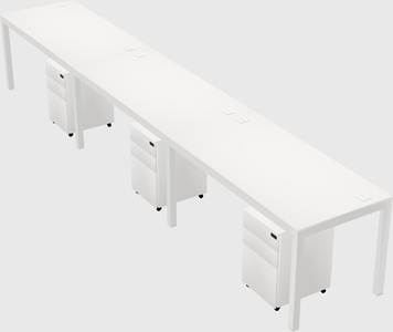 Rectangular desk