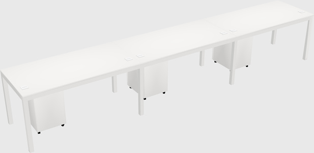 Rectangular desk