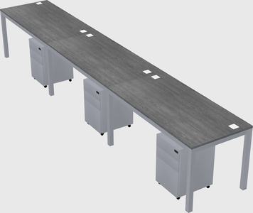 Rectangular desk