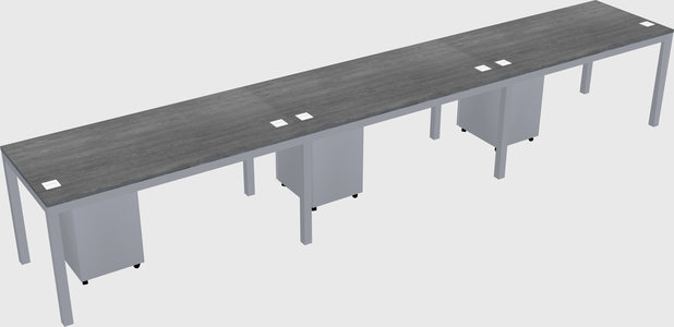 Rectangular desk