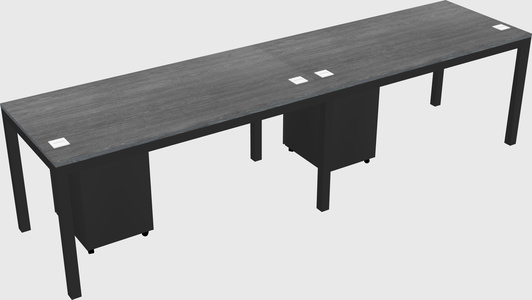 Rectangular desk
