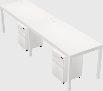 Rectangular desk