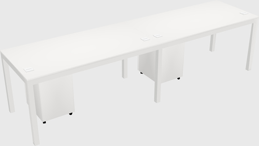 Rectangular desk