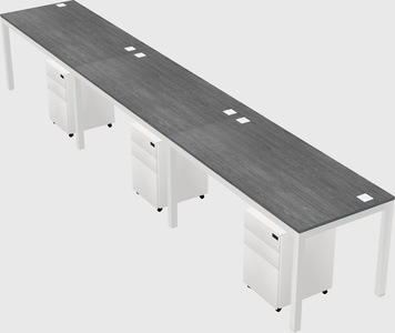 Rectangular desk