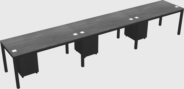 Rectangular desk