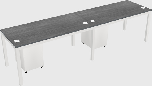 Rectangular desk