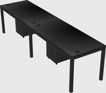 Rectangular desk