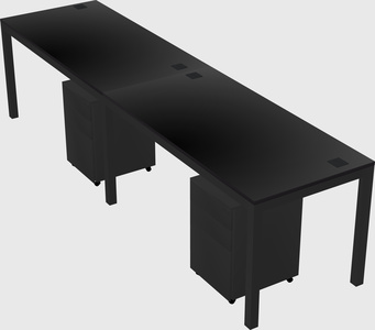 Rectangular desk