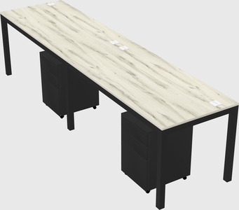 Rectangular desk