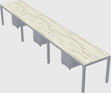Rectangular desk
