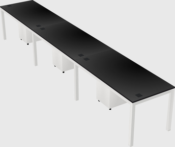 Rectangular desk