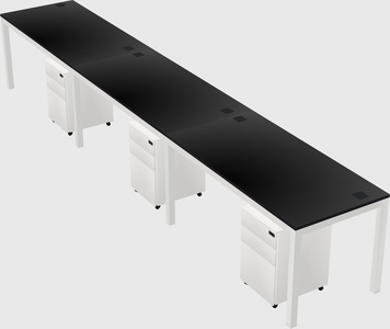 Rectangular desk