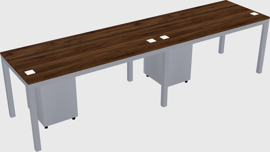 Rectangular desk