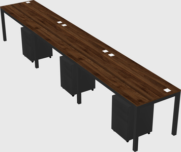 Rectangular desk