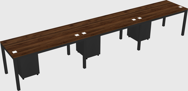 Rectangular desk