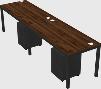 Rectangular desk