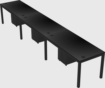 Rectangular desk