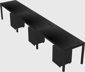 Rectangular desk