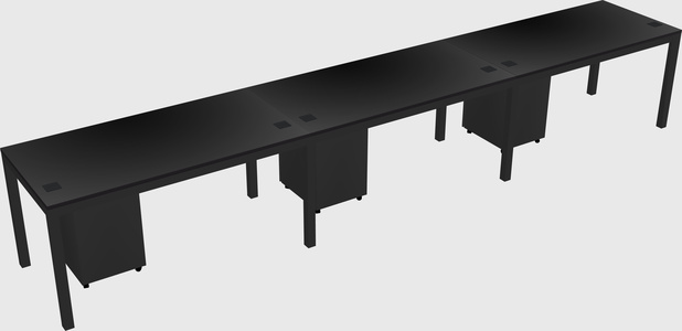 Rectangular desk