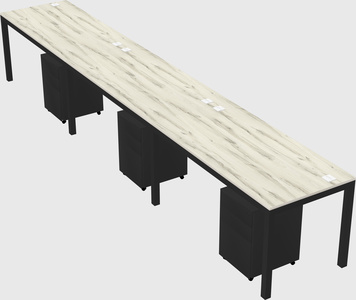 Rectangular desk