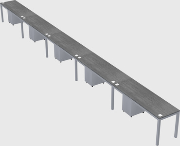 Rectangular desk