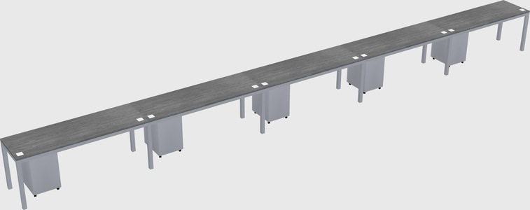 Rectangular desk