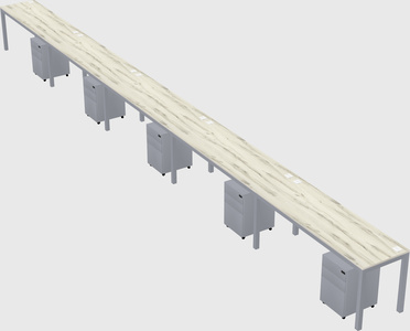 Rectangular desk