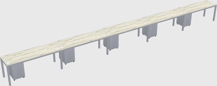 Rectangular desk