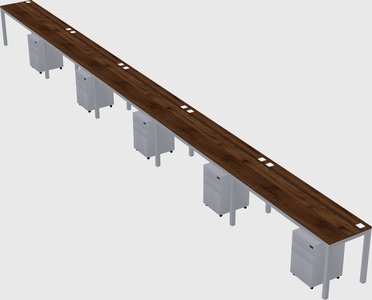 Rectangular desk