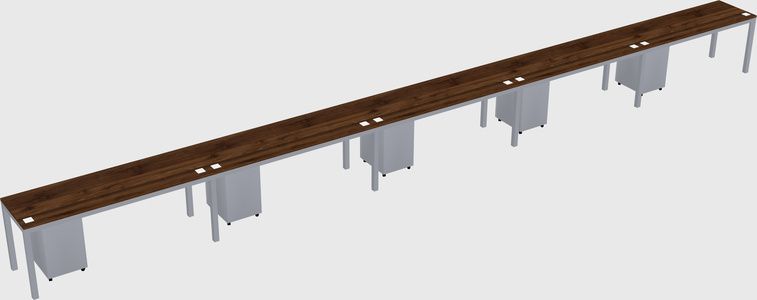 Rectangular desk
