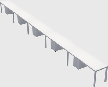 Rectangular desk