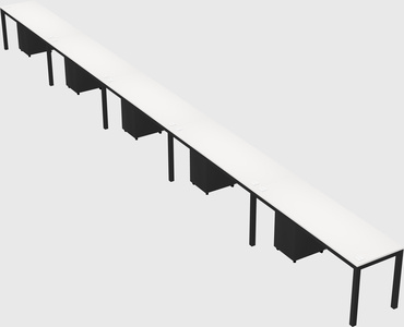 Rectangular desk