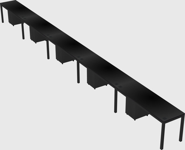 Rectangular desk