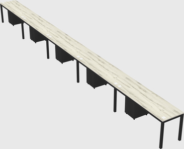 Rectangular desk