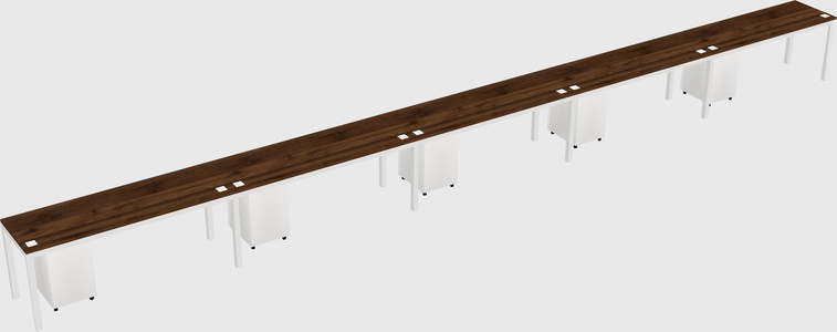 Rectangular desk