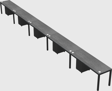Rectangular desk