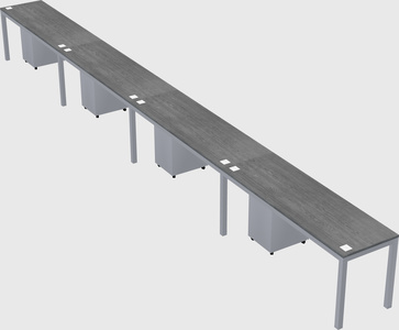 Rectangular desk