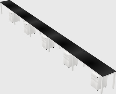 Rectangular desk