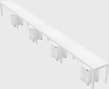 Rectangular desk