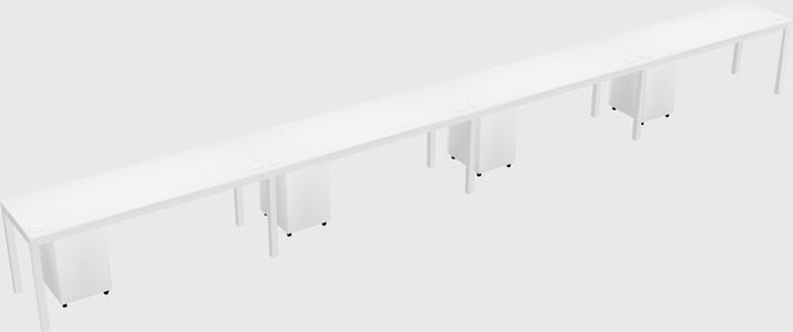 Rectangular desk