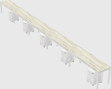 Rectangular desk